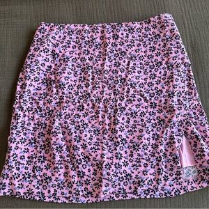 Olivaceous Pink Floral Skirt